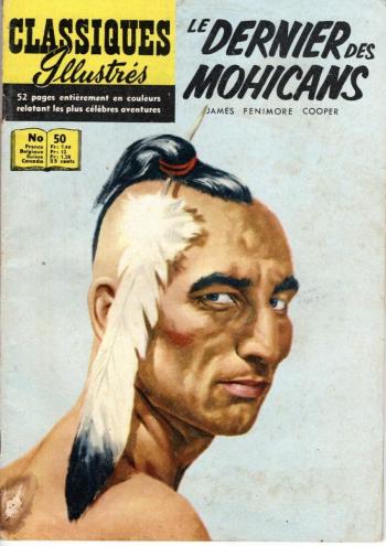 Couverture de l'album Classiques illustrés (1ère série) - 50. Le dernier des Mohicans