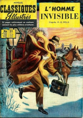 Couverture de l'album Classiques illustrés (1ère série) - 53. L'homme invisible