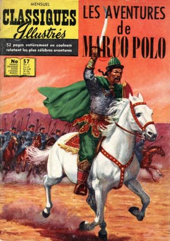 Couverture de l'album Classiques illustrés (1ère série) - 57. Les aventures de Marco Polo
