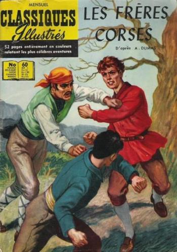 Couverture de l'album Classiques illustrés (1ère série) - 60. Les frères Corses