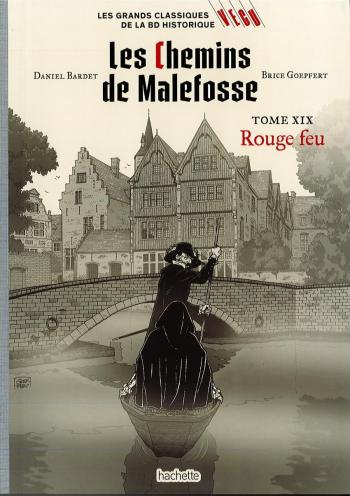 Couverture de l'album Les Grands classiques de la BD historique Vécu - 57. Les Chemins de Malefosse 19 - Rouge feu