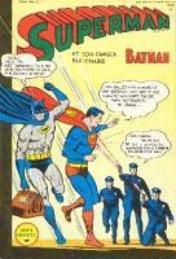 Couverture de l'album Superman et Batman (1re Série Interpresse) - 7. Superman et Batman hors-la-loi !