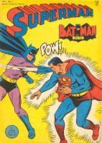 Couverture de l'album Superman et Batman (2e Série Interpresse) - 5. Le jeu des identités secrètes