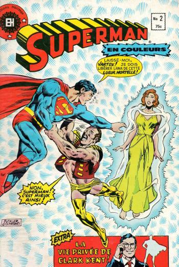 Couverture de l'album Superman (Editions Héritage) - 2. L'adieu à la terre de Lana Lang