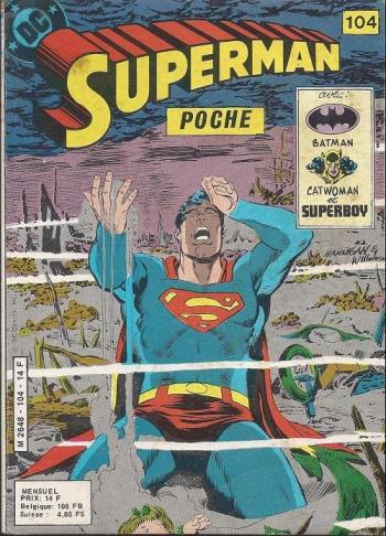 Couverture de l'album Superman Poche (Sagédition) - 104. Le jour où la terre mourut