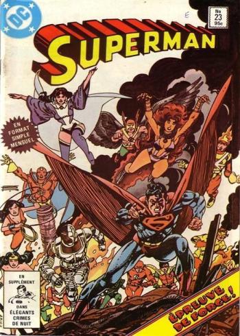 Couverture de l'album Superman (Editions Héritage) - 23. L'affrontement !