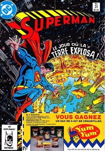 Couverture de l'album Superman (Editions Héritage) - 31. Le jour où la terre explosa !