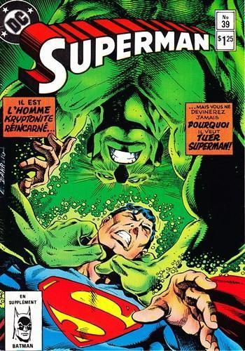 Couverture de l'album Superman (Editions Héritage) - 39. L'homme Kryptonite réincarné