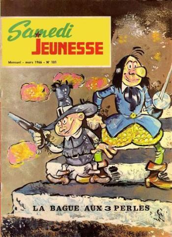 Couverture de l'album Samedi Jeunesse - 101. La bague aux 3 perles