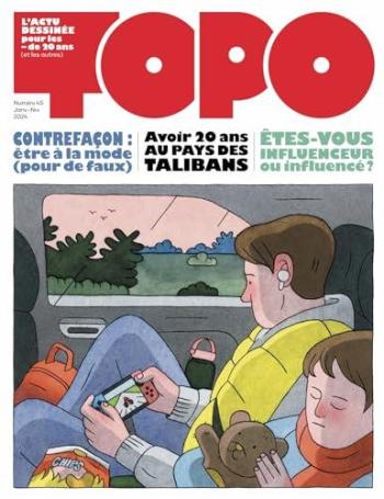 Couverture de l'album Topo, l'actu dessinée pour les - de 20 ans - 45. Janvier-février 2024