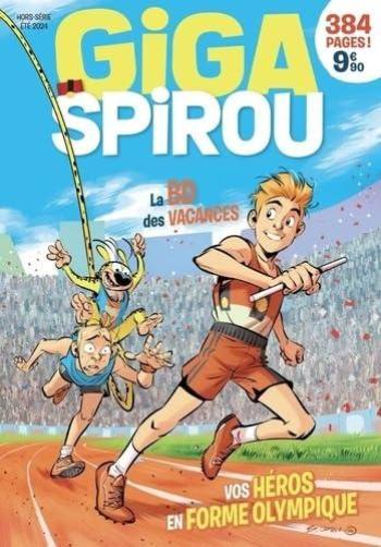 Couverture de l'album Giga Spirou - HS. Hors série été 2024 - Vos Héros en forme Olympique.