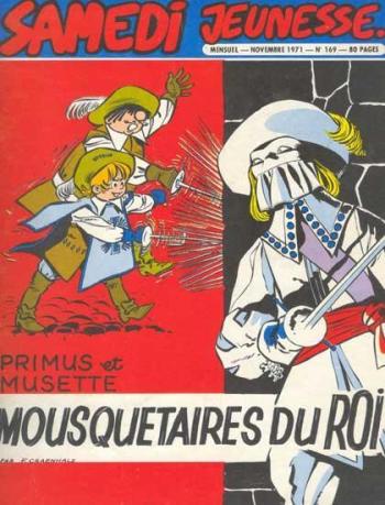 Couverture de l'album Samedi Jeunesse - 169. Primus et Musette Mousquetaire du roi