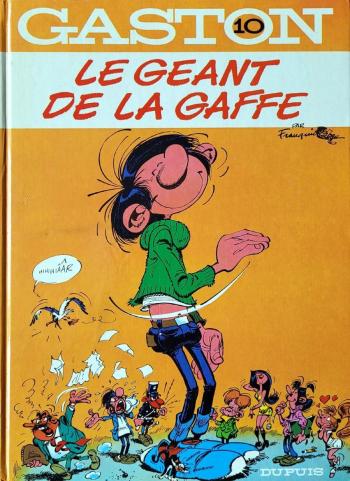 Couverture de l'album Gaston (Série dite classique) - 10. Le Géant de la Gaffe