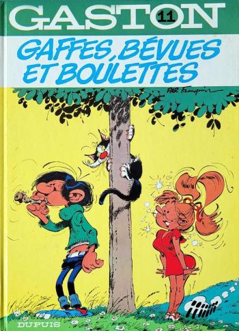 Couverture de l'album Gaston (Série dite classique) - 11. Gaffes, Bévues et Boulettes