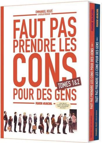 Couverture de l'album Faut pas prendre les cons pour des gens - COF. Coffret Tomes 1 & 2