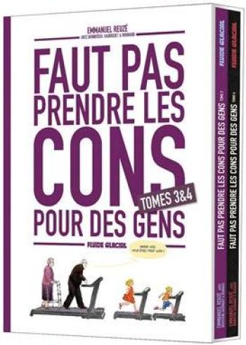 Couverture de l'album Faut pas prendre les cons pour des gens - COF. Coffret Tomes 3 & 4