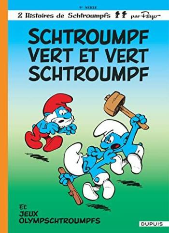 Couverture de l'album Les Schtroumpfs - 9. Schtroumpf vert et vert schtroumpf