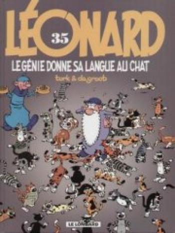 Couverture de l'album Léonard - 35. Le génie donne sa langue au chat