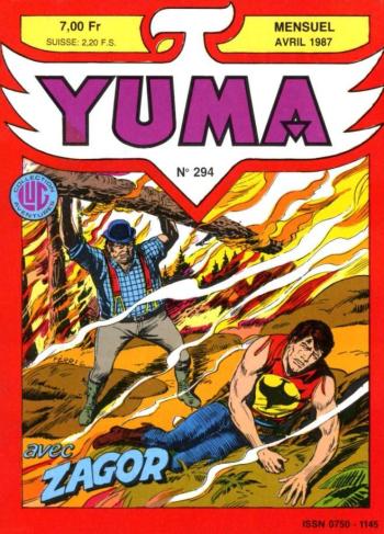 Couverture de l'album Yuma - 294. Zagor en prison