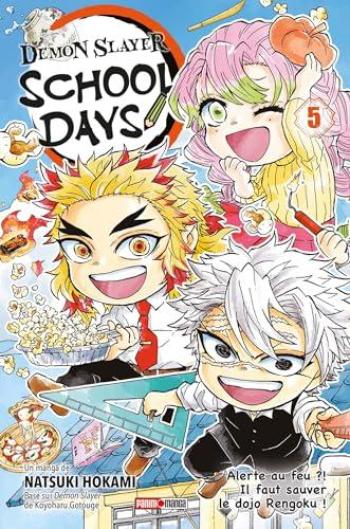 Couverture de l'album Demon Slayer School Days - 5. Alerte au feu ?! Il faut sauver le Dojo Rengoku !