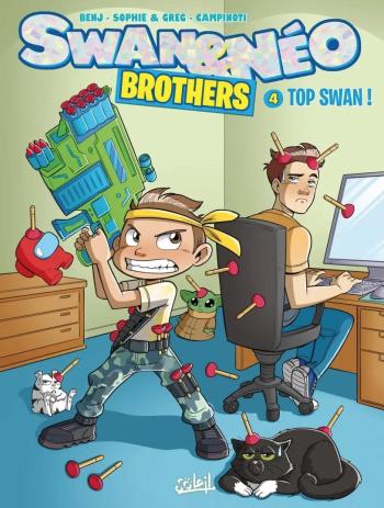 Couverture de l'album Swan et Néo - Brothers - 4. Top Swan !