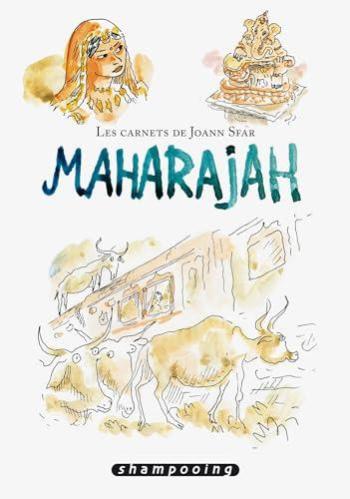 Couverture de l'album Les Carnets de Joann Sfar - 8. Maharajah