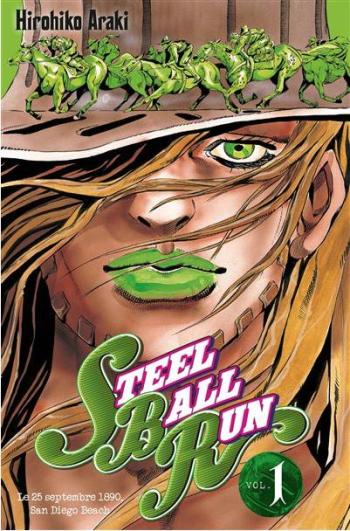 Couverture de l'album Jojo's Bizarre Adventure - Saison 7 - Steel Ball Run - COF. Coffret Intégrale tomes 1 à 12