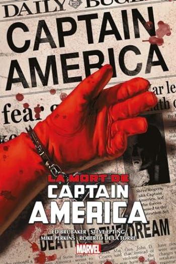 Couverture de l'album Captain America par Ed Brubaker - 2. La mort de Captain America