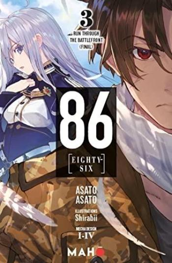 Couverture de l'album 86 - Eighty six - Light Novel - 3. Run through the battlefront (part 2)