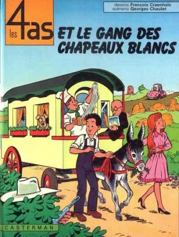 Couverture de l'album Les 4 As - 15. Les 4 as et le gang des chapeaux blancs