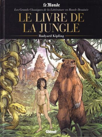 Couverture de l'album Les Grands Classiques de la littérature en BD (2022) - 19. Le Livre de la Jungle