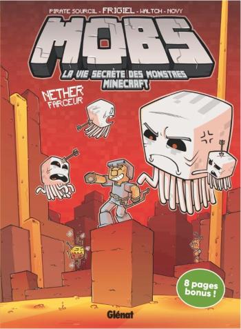 Couverture de l'album MOBS, La vie secrète des monstres Minecraft - 4. Tome 4 - Édition spéciale Leclerc