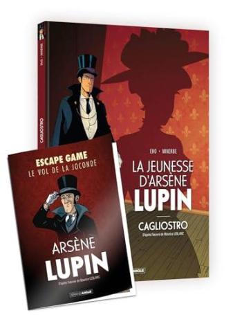 Couverture de l'album La Jeunesse d'Arsène Lupin - Cagliostro - 1. Cagliostro + Escape Game