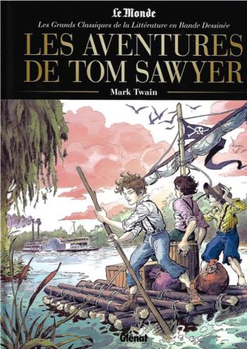 Couverture de l'album Les Grands Classiques de la littérature en BD (2022) - 29. Les aventures de Tom Sawyer