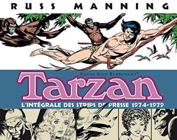 Couverture de l'album Tarzan (Intégrale des newspaper strips) - 4. L'intégrale des strips de presse 1974-1979