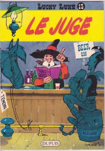 Couverture de l'album Lucky Luke (Dupuis) - 13. Le Juge