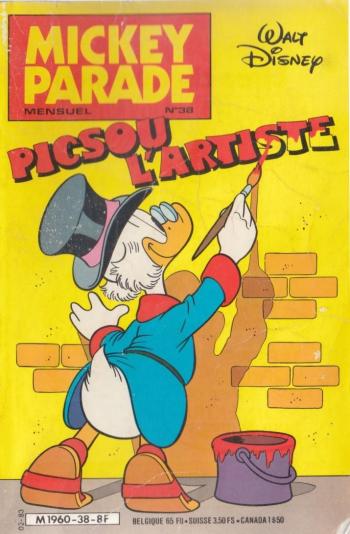 Couverture de l'album Mickey Parade - 38. Picsou l'artiste