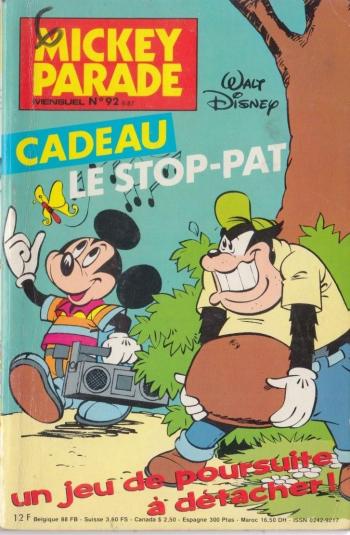 Couverture de l'album Mickey Parade - 92. Le Stop-Pat