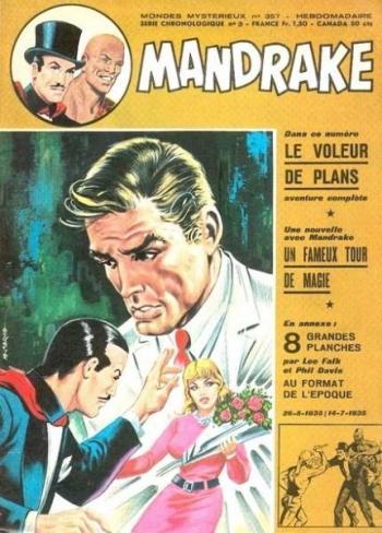 Couverture de l'album Mandrake - Mondes mystérieux - 357. Le voleur de plans