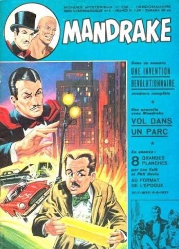 Couverture de l'album Mandrake - Mondes mystérieux - 358. Une invention révolutionnaire