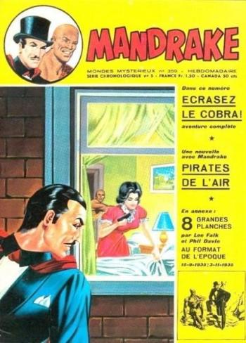 Couverture de l'album Mandrake - Mondes mystérieux - 359. Écrasez le Cobra