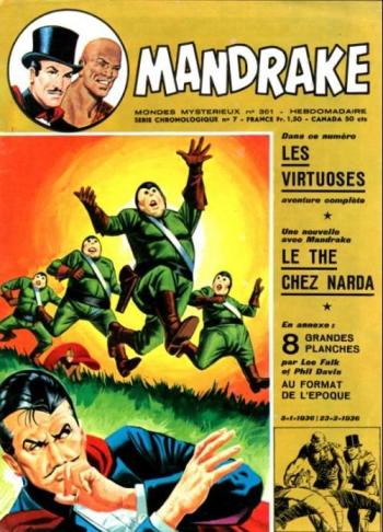 Couverture de l'album Mandrake - Mondes mystérieux - 361. Les virtuoses