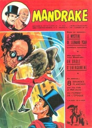 Couverture de l'album Mandrake - Mondes mystérieux - 362. Le mystère de Leonard Ycar