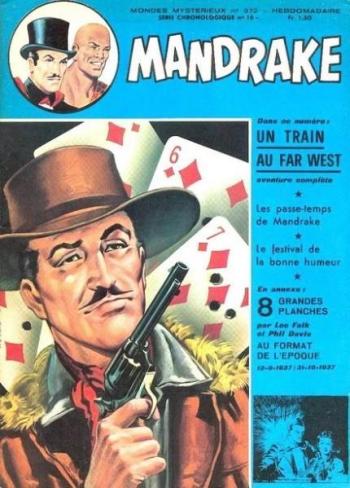 Couverture de l'album Mandrake - Mondes mystérieux - 372. Un train au far west