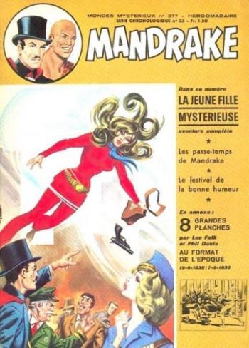 Couverture de l'album Mandrake - Mondes mystérieux - 377. La jeune fille mystérieuse