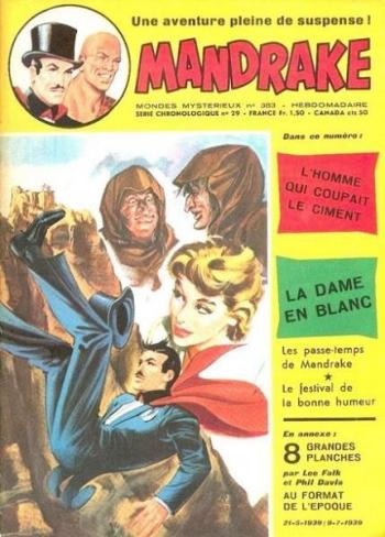 Couverture de l'album Mandrake - Mondes mystérieux - 383. L'homme qui coupait le ciment