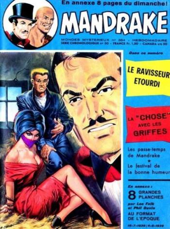 Couverture de l'album Mandrake - Mondes mystérieux - 384. Le ravisseur étourdi