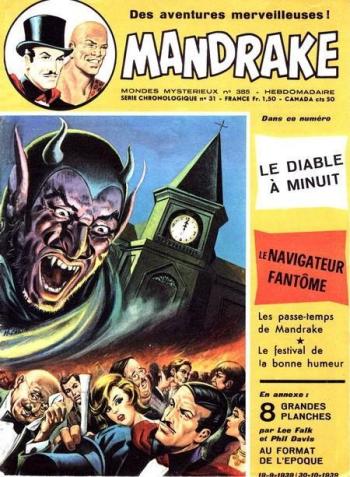 Couverture de l'album Mandrake - Mondes mystérieux - 385. Le diable à minuit