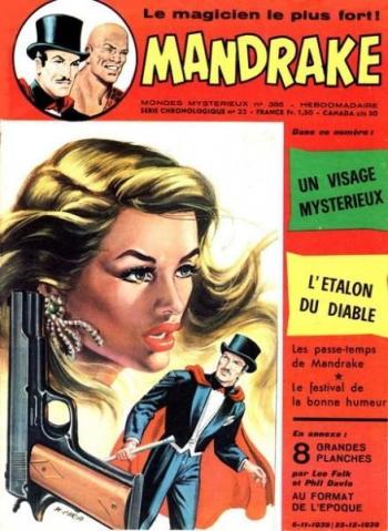 Couverture de l'album Mandrake - Mondes mystérieux - 386. Un visage mystérieux