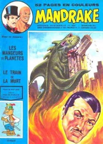 Couverture de l'album Mandrake - Mondes mystérieux - 396. Les mangeurs de planètes